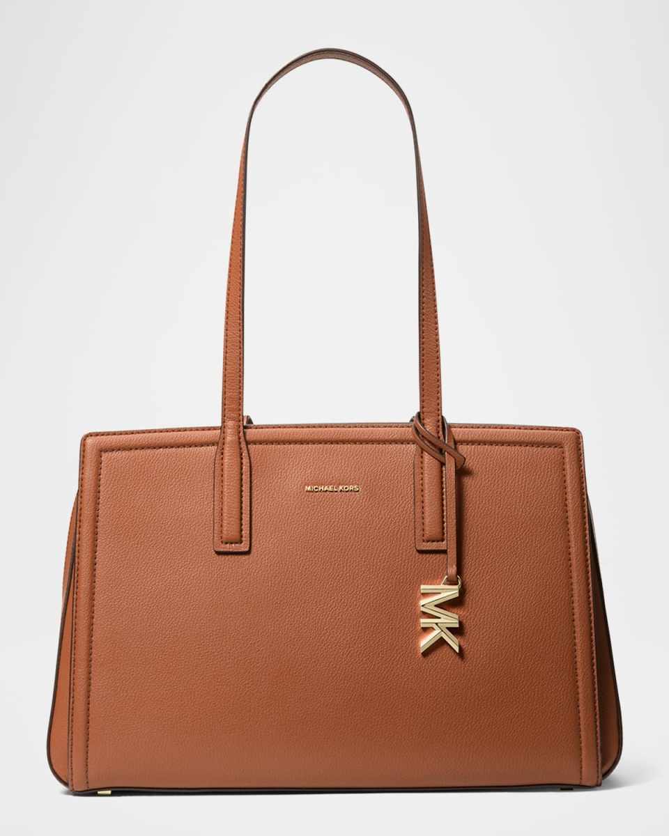 Laila Medium Leather Tote Bag
